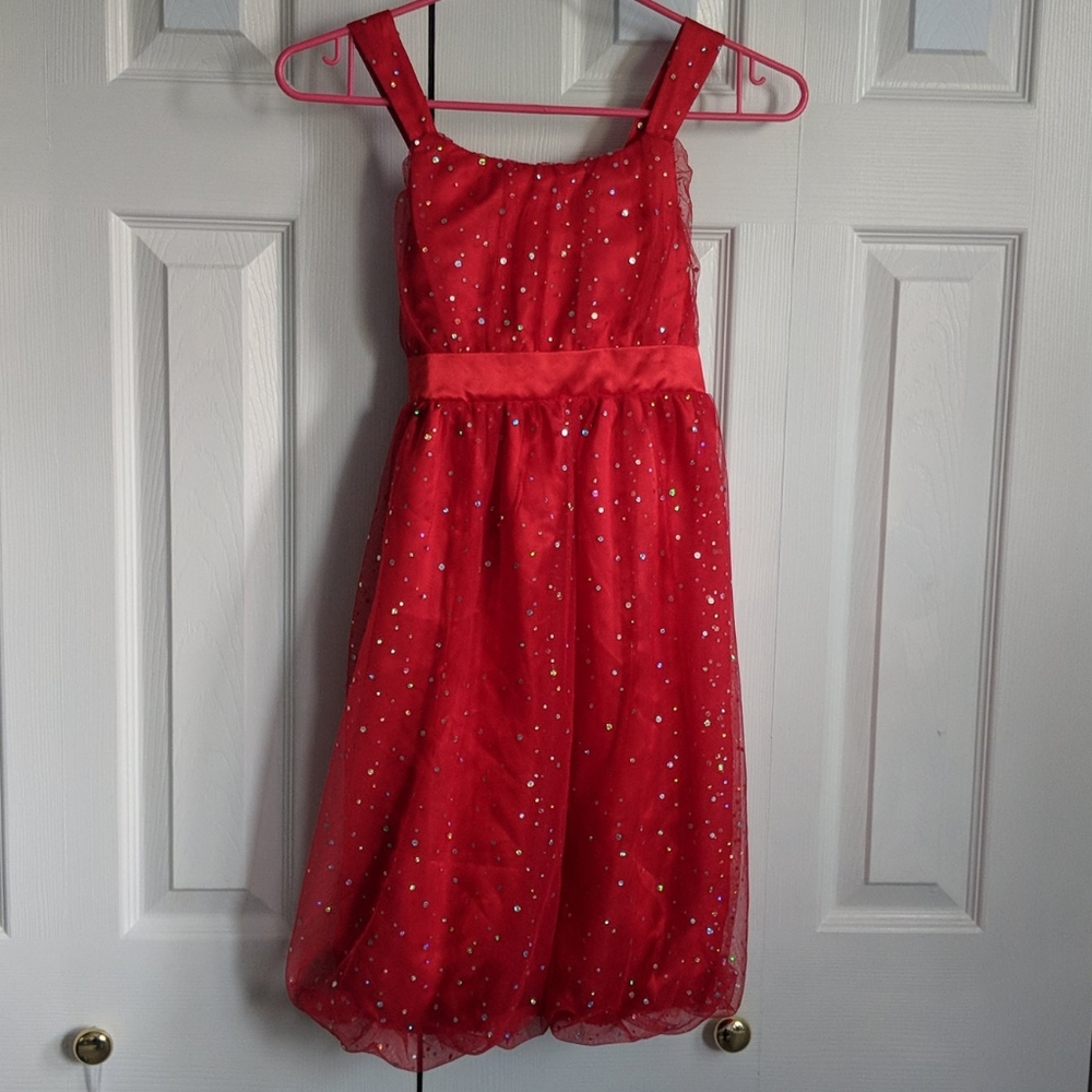 knee length tank straps dress